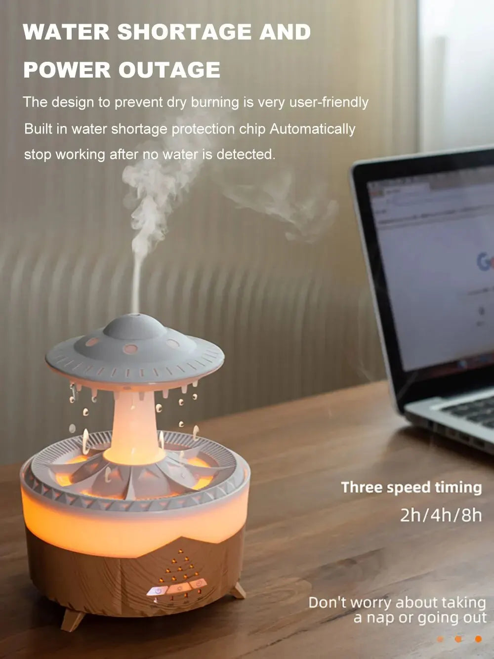 Smart Aroma Diffuser Lamp – Ambient Light & Relaxation Experience